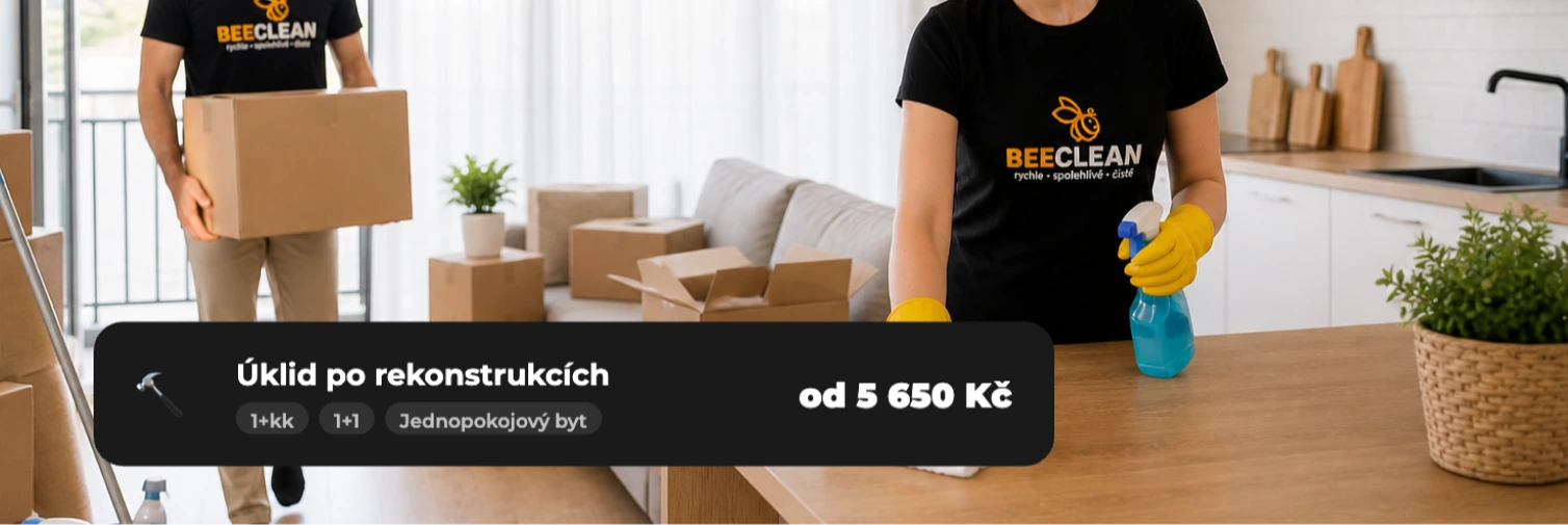 Úklid po rekonstrukci: kompletní checklist pro bezchybný výsledek